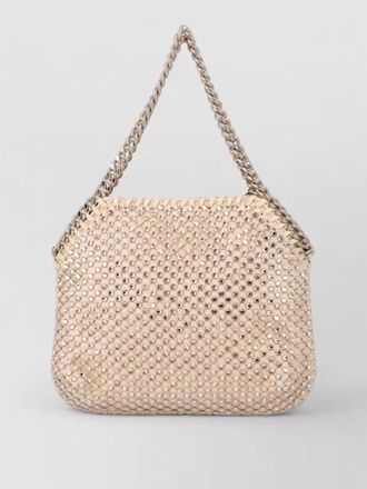 Stella McCartney falabella mini crystal-embellished shoulder bag