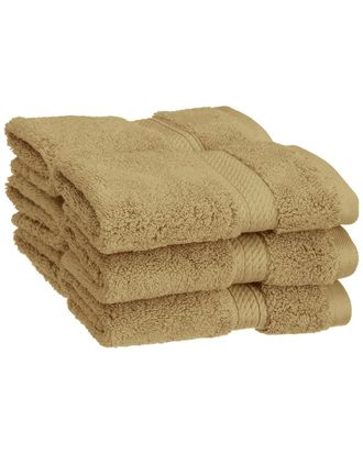 Superior Solid 6Pc Absorbent Face Egyptian Cotton Towel Set