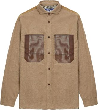Junya Watanabe Overhemd met zak - Beige