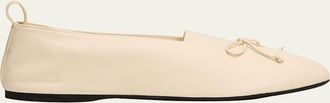 Miu Miu Nappa Leather Ballerina Flats