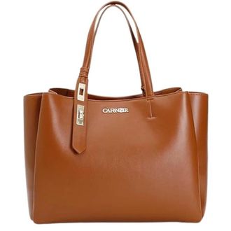Caf&egrave;noir Tassen, Dames, Bruin, ONE Size, Leer, Elegante Shopping Bag