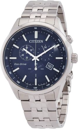 Citizen Chronograph Eco-Drive Blue Dial Mens Watch AT2570-56L