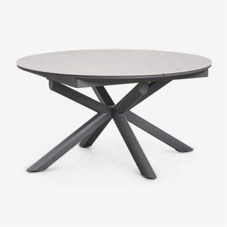 Sklum Tavolo da pranzo allungabile in alluminio Begur 145-200x145 cm SKLUM