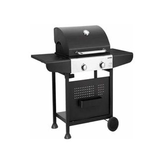 Qlima Qlima - Barbecue a Gas 2 Bruciatori 110x57 cm Nero