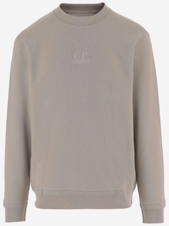 C.P. Company Cp Company Baumwoll-Sweatshirt mit Logo