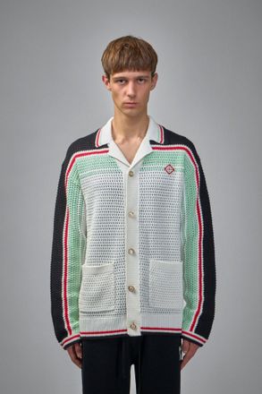 Casablanca Faux Crochet Shirt Longsleeve