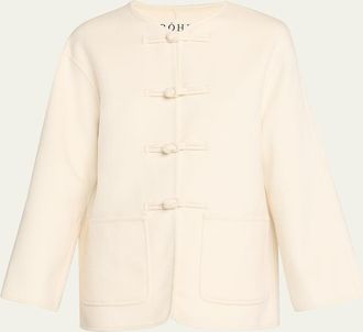 R&oacute;he Double-Wool & Cashmere Jacket