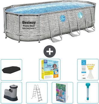Bestway Piscina Bestway Power Steel Oval - 549x274x122 Cm - 8-piezas S532