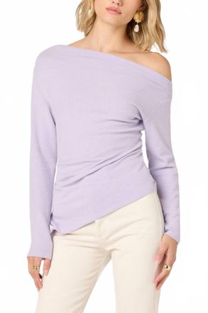 Astr Miah Off-The-Shoulder Top In Lilac
