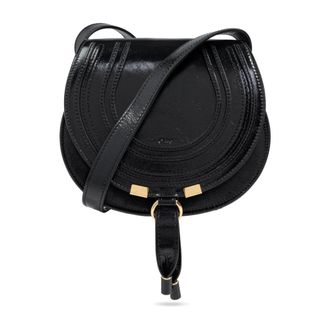Chloé Cross Body Bags, female, Black, Size: ONE SIZE Marcie Small Shoulder Bag