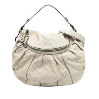 Gucci Pre-owned Shoulder Bags, female, White, Size: ONE SIZE Pre-owned Icon Bit Satchel