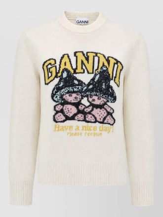 Ganni wool sweatshirt