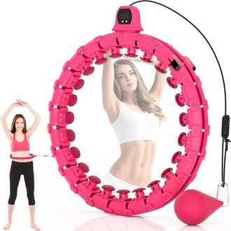 OEM Hula Hoop Para Adultos Y Principiantes, Hula Hoop Inteligente Con Contador, Hullahub Hoop Para Bajar De Peso, Aro De Fitness Con Pelota De Gravedad Y 