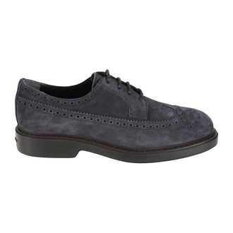 Hogan Schoenen, Heren, Blauw, 44 1/2 EU, Leer, H704 Derbies