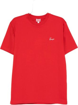 Kenzo T-shirt a fiori - Rosso