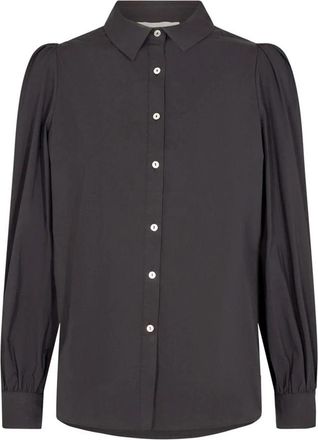 Sofie Schnoor Elegante Zwarte Shirt Nikolesw Snos 223 - Dames - Overhemden - Zwart - S - Katoen - Overhemden