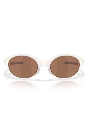 Oakley 58mm Eyejacket Redux Polarized Rectangle Sunglasses in Matte Vapor /Prizm Tungsten at Nordstrom