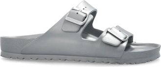 Birkenstock Sliders, male, Gray, Size: 12 US Sandals Arizona EVA
