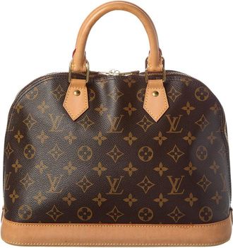 Louis Vuitton Brown Monogram Coated Canvas Alma Pm (Authentic Pre-Loved)