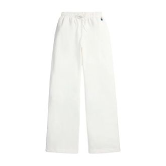 Ralph Lauren Logo Track Pants - Dames - Sweatpants - Wit - S - Katoen - Broeken