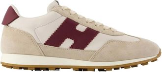 Hogan H727 Allacciato H Trainers - female - Hogan - Sneakers - Beige - 7 UK - Shoes