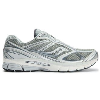 Saucony Mens Progrid Guide 7 Trainers - Grey Textile - Size UK 10