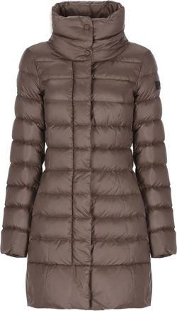 Peuterey Chaqueta larga acolchada de plum&oacute;n - Coats - Mujer - Marr&oacute;n - 2XS