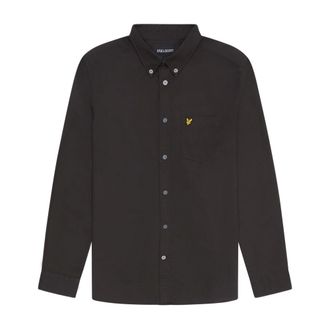 Lyle & Scott Oxford Plain Woven Shirt - male - Lyle & Scott - Casual Shirts - Brown - S - Shirts