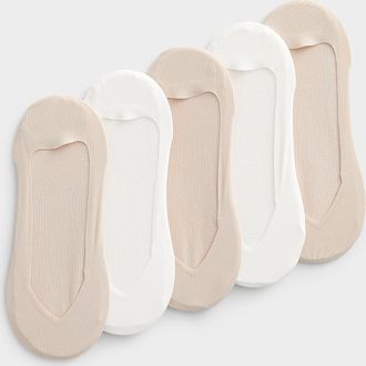LEMON Womens Ultra-thin discreet ped socks 5-pack