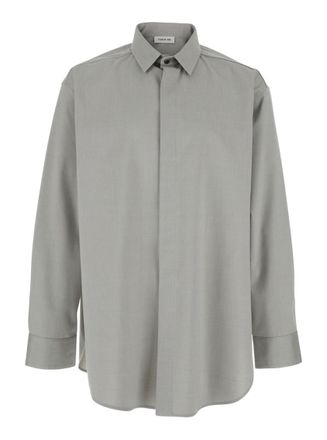 Fear of God Grey Regular Solid Shirt
