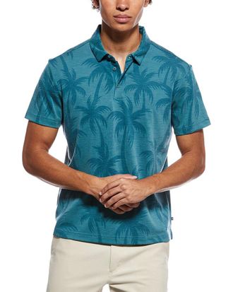 Vintage Summer Swimwear Vintage Summer Performance Tonal Pique Polo Shirt