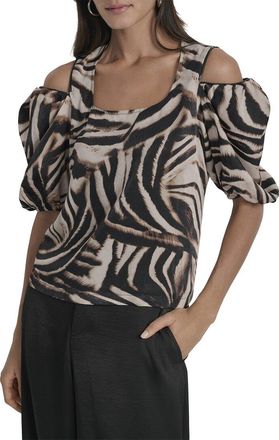 DKNY Dkny Asymmetrical Short Sleeve Top