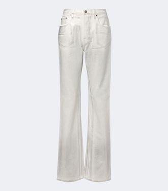 Gucci Coated straight jeans