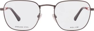 Police Demo Square Unisex Eyeglasses VPLF08 0568 52