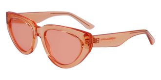 Karl Lagerfeld KL6100S 800 Womens Sunglasses Clear Size 54