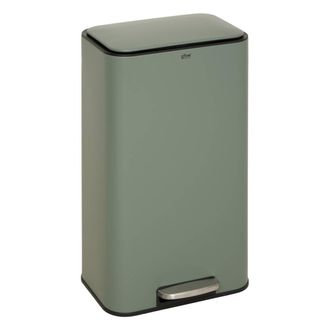 5five Simply Smart Cubo De Basura Rectangular Con Pedal Delta, 30 Litros, Verde - 5five