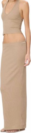 &Eacute;terne Emma Maxi Skirt In Taupe