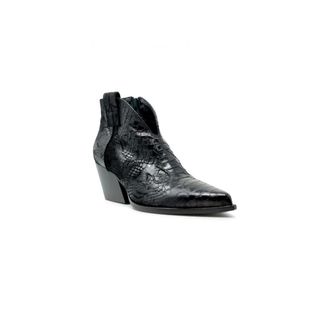 Elena Iachi Schoenen, Dames, Zwart, 37 EU, Leer, E2004 Isidoro Enkellaars