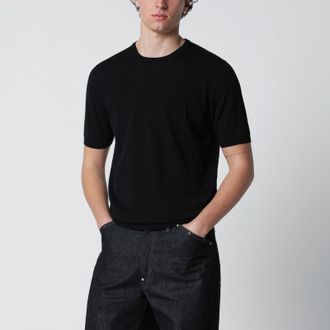 Roberto Collina Black cotton knit