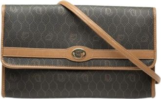 Dior Pre-owned Canvas Crossbody Bag - Dames - Vintage Schoudertas - Bruin - ONE Size - Vintage