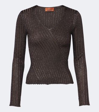 Missoni Striped lam&eacute; top