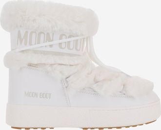 Moon Boot Moon Boot Ltrack Tube enkellaarzen van imitatiebont