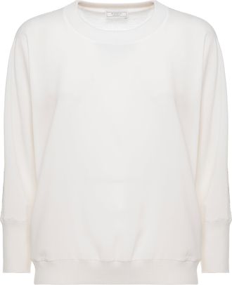 PESERICO White Light Point Wool Sweater