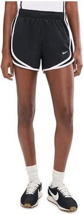 Nike Tempo Dri-FIT Mid-Rise Brief-Lined Running Shorts Womens Shorts Black/Black/White/Reflective Silver : LG (US 12-14) 5, Polyester