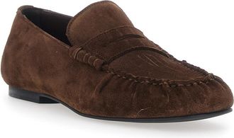 Alohas Mens Loafers Aven Brown Suede