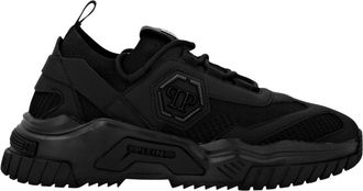 Philipp Plein Predator Runner - unisex - Sneakers - Zwart - 43 EU - Polyester - Schoenen