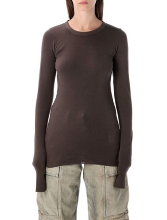 Rick Owens Rib LS Fitted Extended Cuff Tee