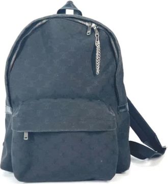 Celine Pre-owned Canvas shoulder-bags - Dames - Vintage Rugzakken - Zwart - ONE Size - Vintage