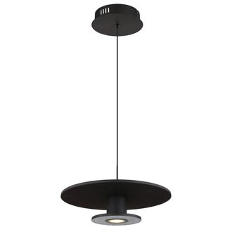 Globo Lighting L&aacute;mpara Colgante - Carter - Negro - Metal - &Oslash; 38cm - Led
