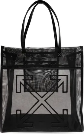 Off-white Tote Bags, female, Black, Size: ONE SIZE Market Shopper Bag